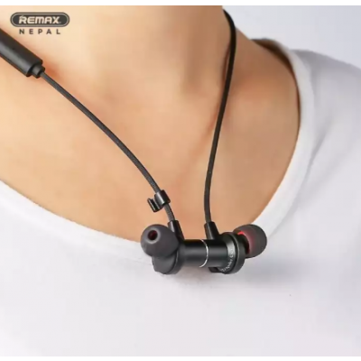 Remax RB-S7 Magnetic Wireless Bluetooth Sports Running In Ear Earphone - White